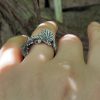 Twig Leaves Ring Sterling Silver 925, Minimalist Ring, Armenian Handmade Jewelry, Gift for Her