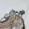 Twig Leaves Ring Sterling Silver 925, Minimalist Ring, Armenian Handmade Jewelry, Gift for Her