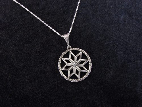Silver Pendant Eight-pointed Star