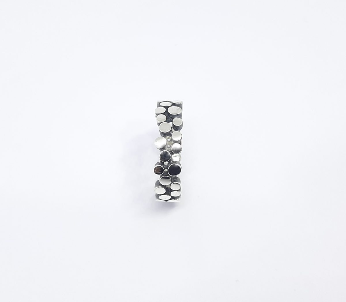 Dainty Ring with Dots Sterling Silver 925, Minimalist Ring