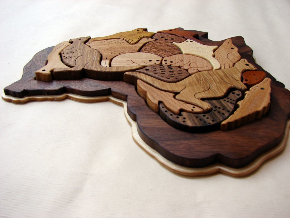 Wooden Puzzle Toy Animals of Australia