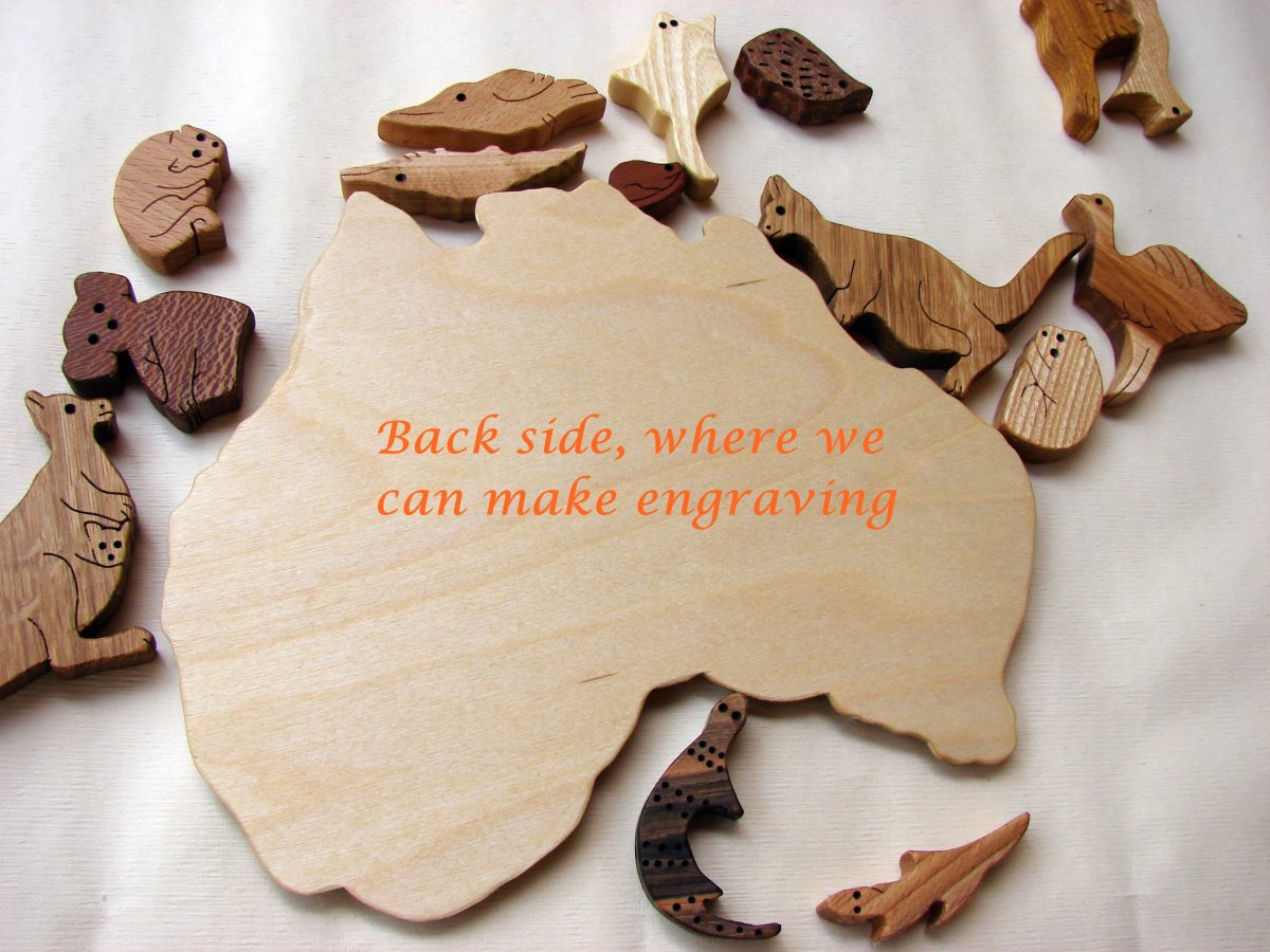 Wooden Puzzle Toy Animals of Australia
