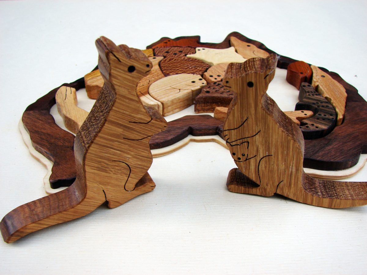Wooden Puzzle Toy Animals of Australia