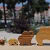 Wooden Puzzle Toy Elephant Family