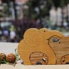 Wooden Puzzle Toy Elephant Family