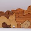 Wooden Toy Puzzle Dogs, Puzzle Wooden Toy for Kids