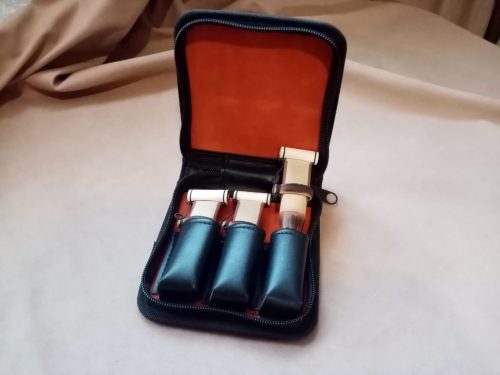 Case for 3 Duduk Reeds, Leather Hard Case for ghamishes, Protection Case for Reeds