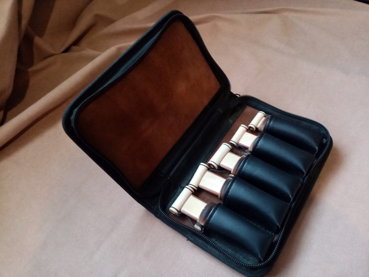 Case for 5 Duduk Reeds, Case with 5 Reeds