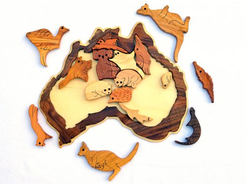 Wooden Puzzle Toy Animals of Australia