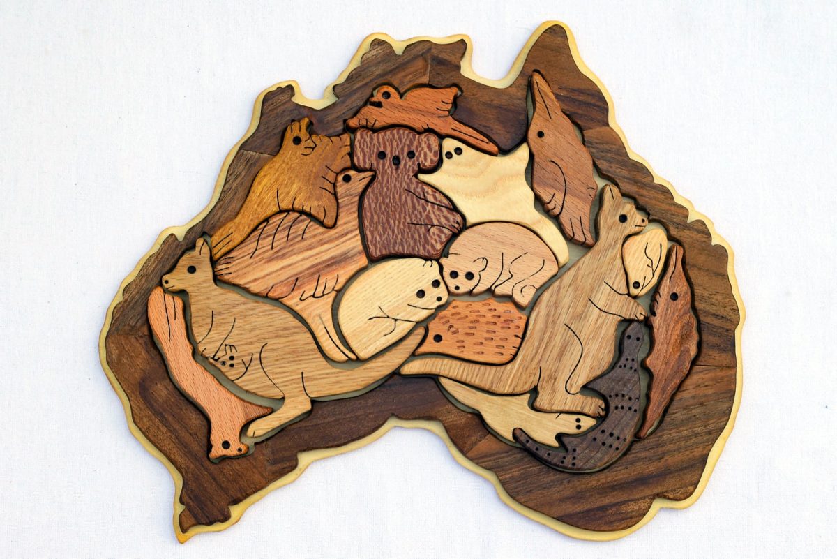 Wooden Puzzle Toy Animals of Australia