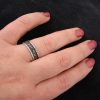 Ring Save and Protect Sterling Silver 925, Band Ring, Պահիր և Պահպանիր