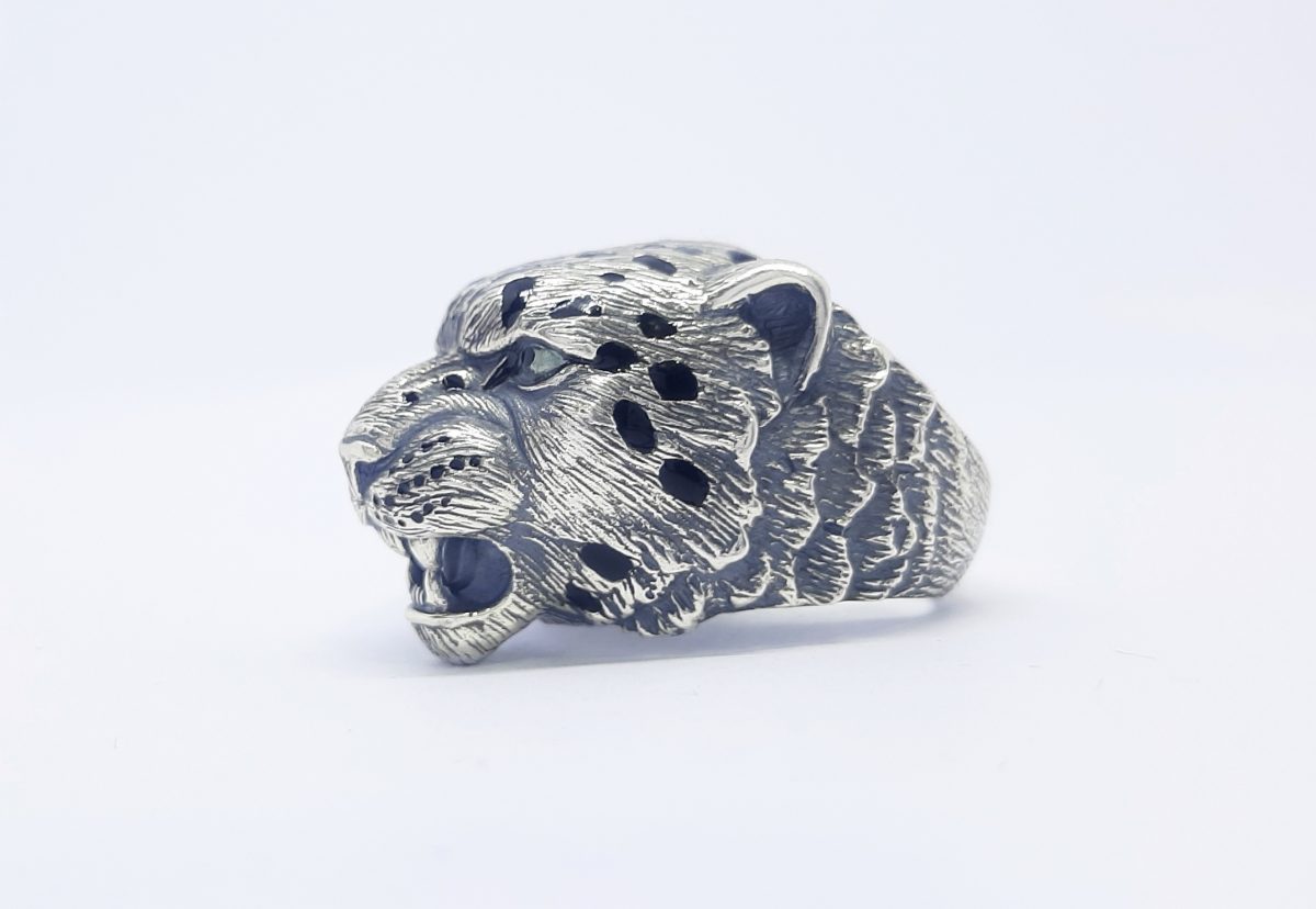 Ring Leopard Sterling Silver 925, Ring for Men, Ring for Women