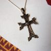 Silver Armenian Cross Khachqar Ornament