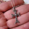 Silver Armenian Cross Khachqar Ornament