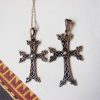 Silver Armenian Cross Khachqar Ornament