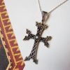 Silver Armenian Cross Khachqar Ornament