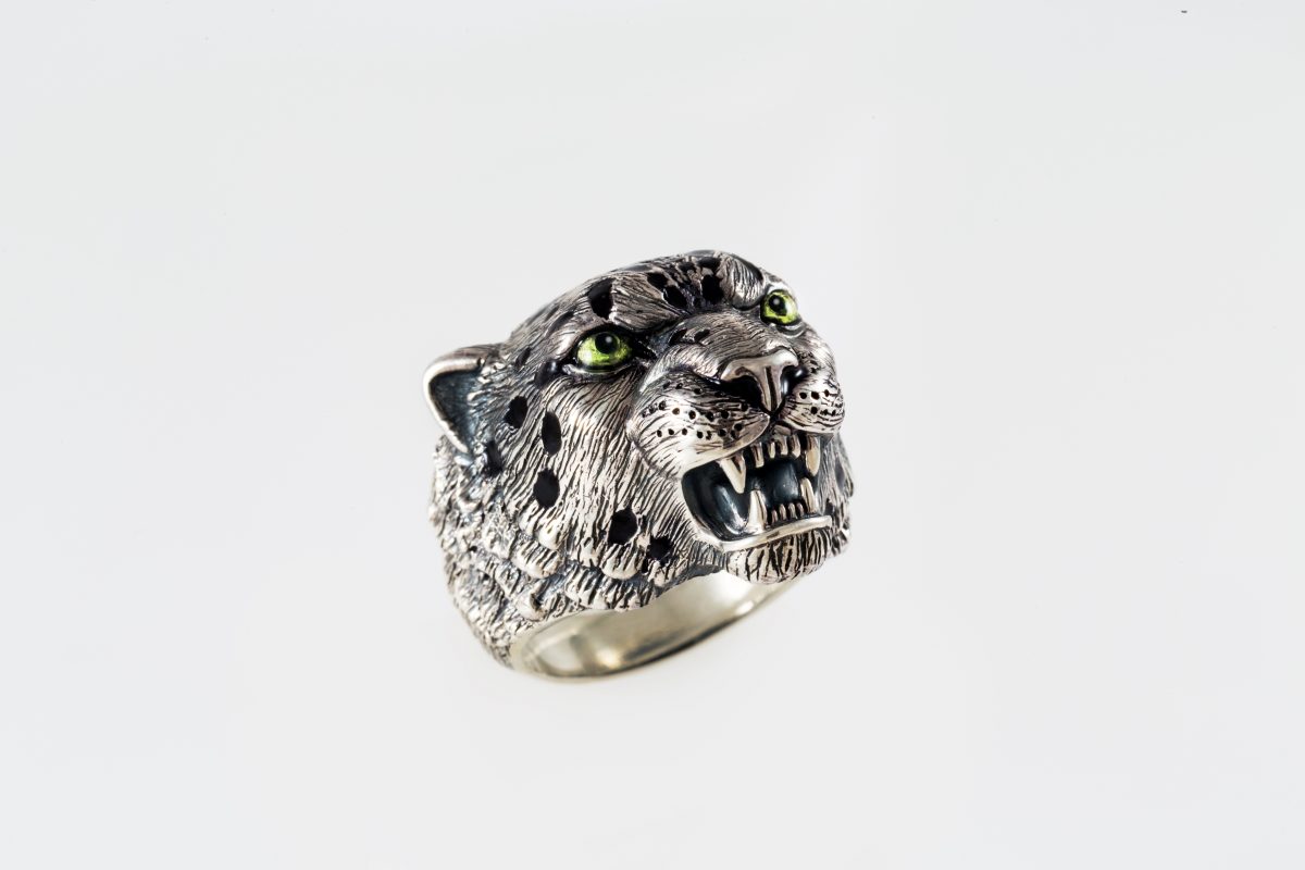 Ring Leopard Sterling Silver 925, Ring for Men, Ring for Women