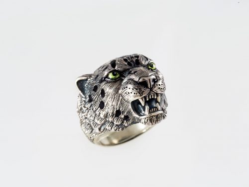 Ring Leopard Sterling Silver 925, Ring for Men, Ring for Women