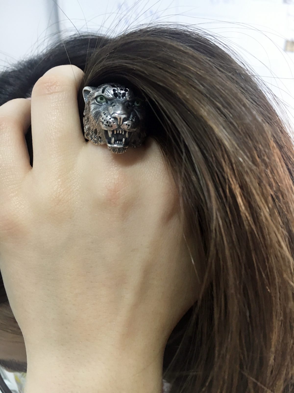 Ring Leopard Sterling Silver 925, Ring for Men, Ring for Women