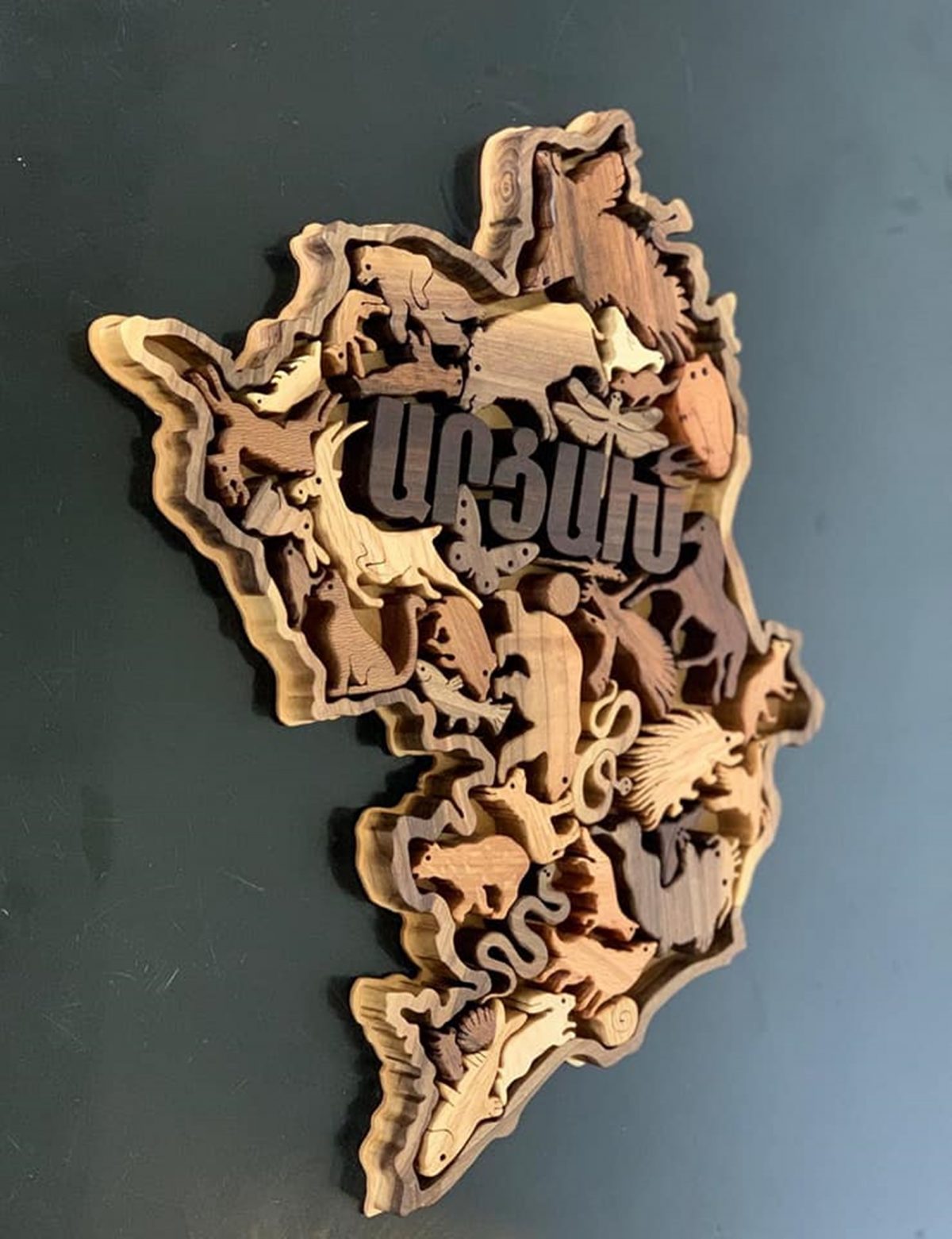Wooden Puzzle Toy Animals of Artsakh