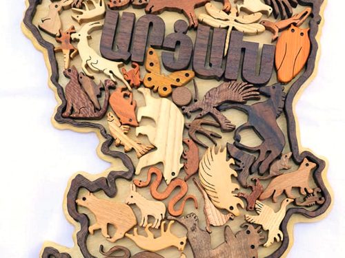 Wooden Puzzle Toy Animals of Artsakh