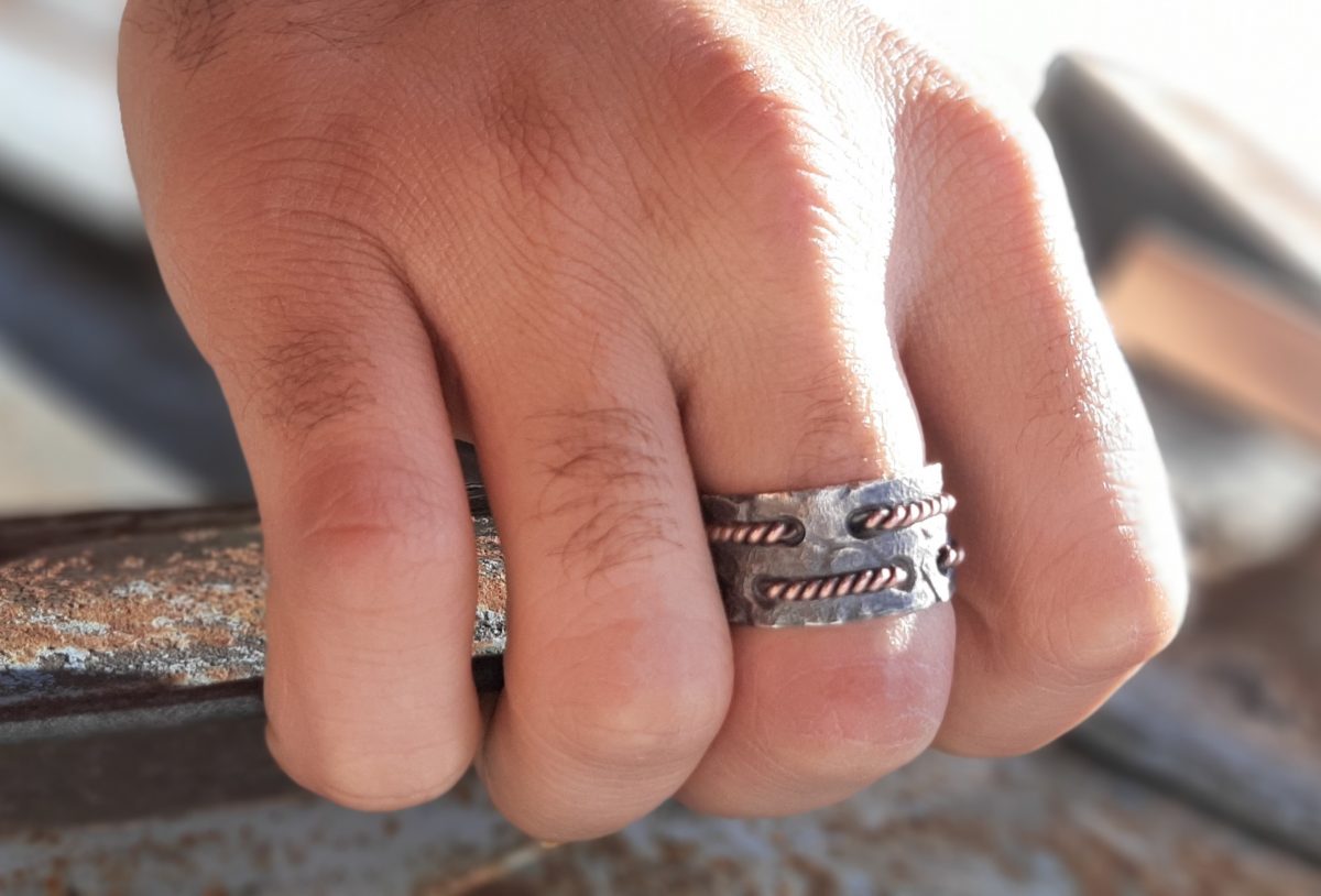 Silver Band Ring for Men