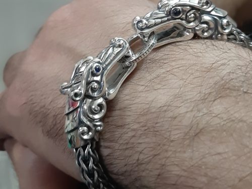 Bracelet Dragons For Men Sterling Silver 925