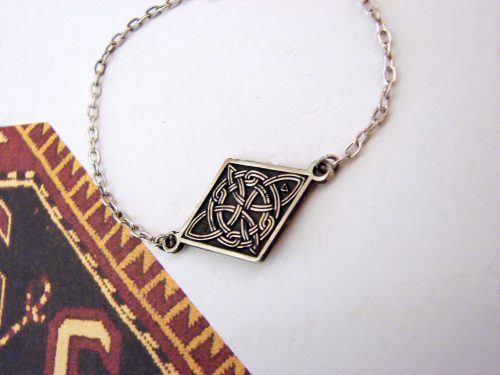 Celtic Shield Knot Bracelet Sterling Silver 925