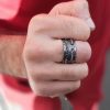 Silver Band Ring for Men