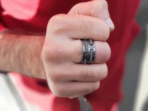 Silver Band Ring for Men