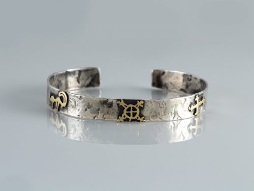Rigid Cuff Bracelet For Men Sterling Silver 925