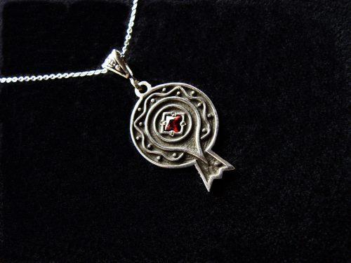 Pomegranate Pendant Armenian Ornament Sterling Silver 925