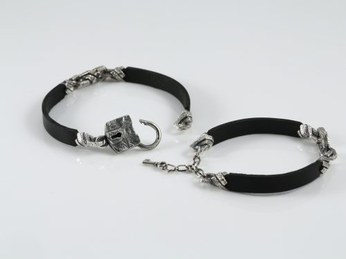 Lock and Key Bracelets for Couple, Set of 2 Bracelets