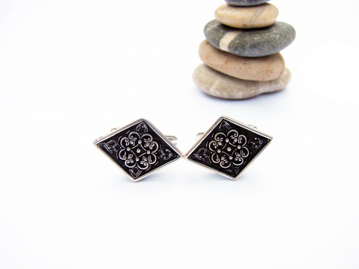 Men's Sterling Silver 925 Cufflinks