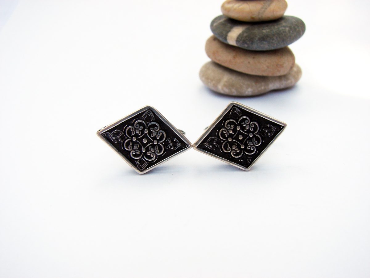 Men's Sterling Silver 925 Cufflinks