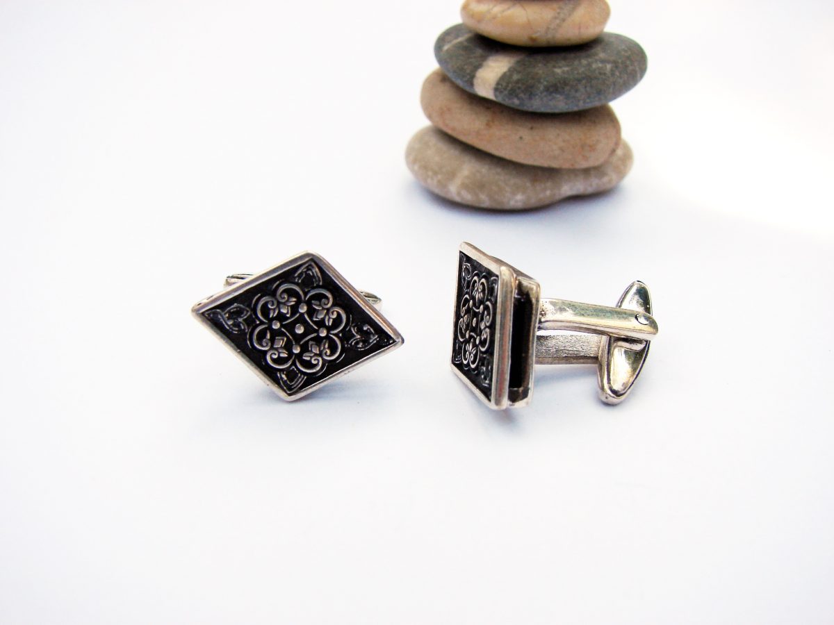 Men's Sterling Silver 925 Cufflinks