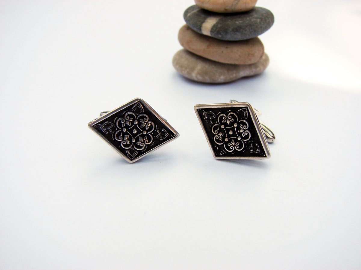 Men's Sterling Silver 925 Cufflinks