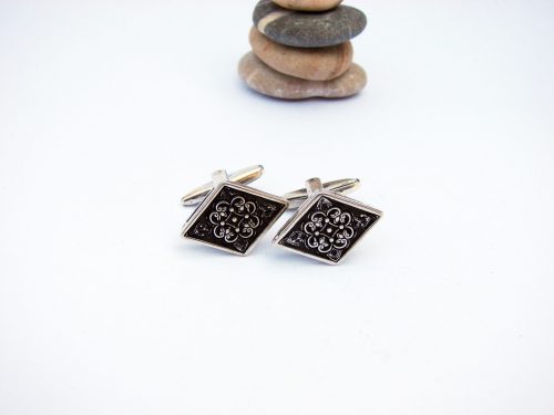 Men's Sterling Silver 925 Cufflinks