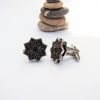 Men's Cufflinks Sterling Silver 925 with beautiful ornament