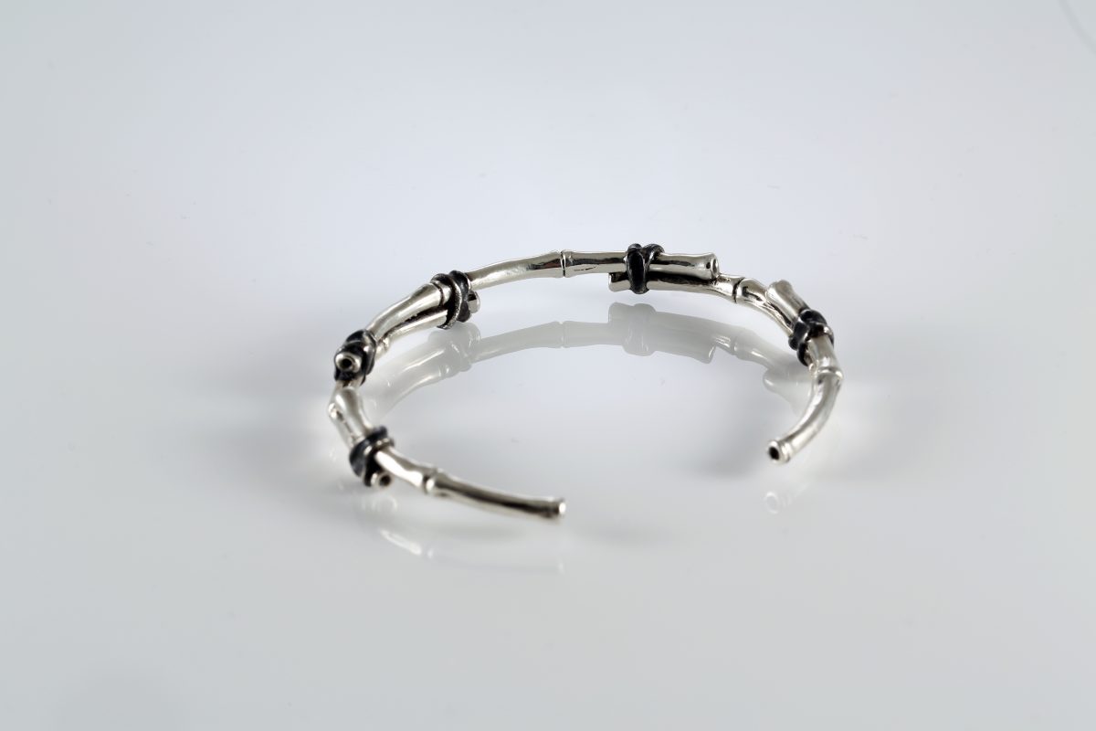 Cuff Bracelet Bamboo For Women Sterling Silver 925