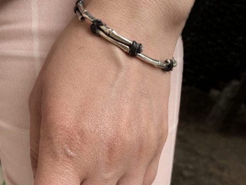 Cuff Bracelet Bamboo For Women Sterling Silver 925