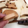 Wooden Puzzle Toy Dinosaurs, Puzzle Wooden Еducational Toy for Kids, Boys and Girls Wood Toys