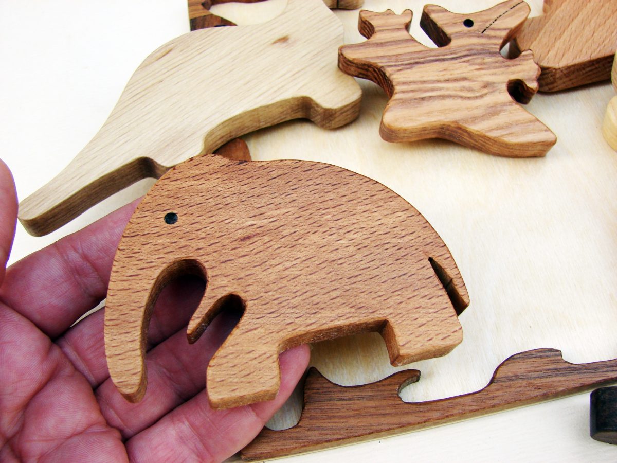 Wooden Puzzle Toy Dinosaurs, Puzzle Wooden Еducational Toy for Kids, Boys and Girls Wood Toys