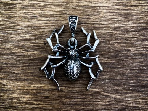 Necklace Spider Sterling Silver 925, Armenian Handmade Jewelry, Gift for Her, Gift for Him 