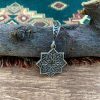 Armenian Pendant Eight pointed Star Sterling Silver 925