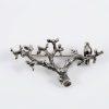 Brooch Bird on the Tree Sterling Silver 925, Bird Brooch