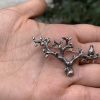 Brooch Bird on the Tree Sterling Silver 925, Bird Brooch