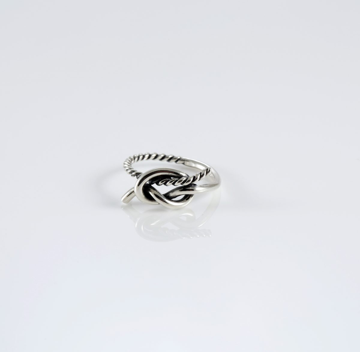 Knot Ring Sterling Silver 925, Love Knot Ring