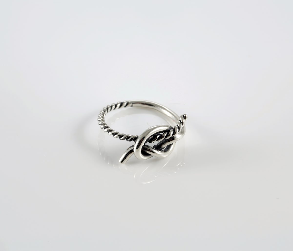 Knot Ring Sterling Silver 925, Love Knot Ring