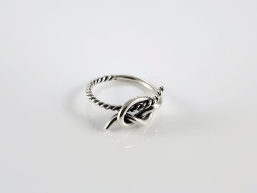 Knot Ring Sterling Silver 925, Love Knot Ring